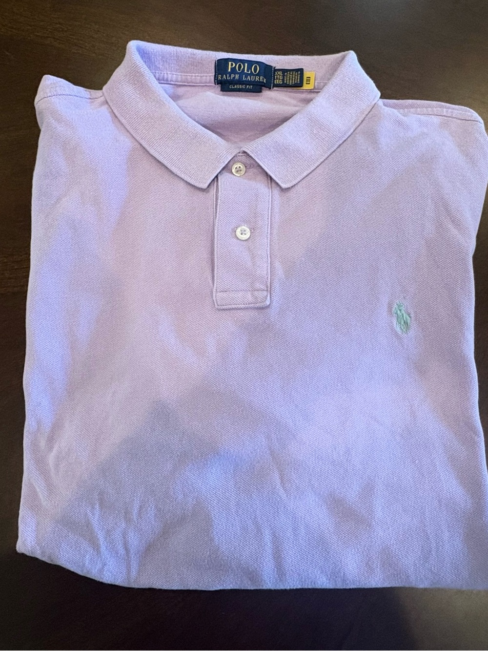 Polo by Ralph Lauren Lavender Polo with Mint Pony